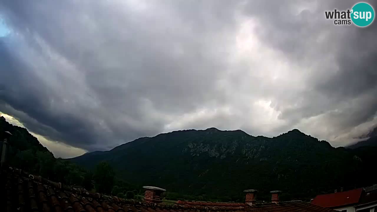 Kobarid – view to Kobariški stol