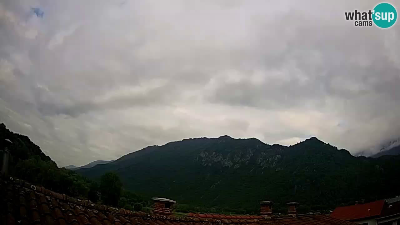 Kobarid – pogled na Kobariški stol