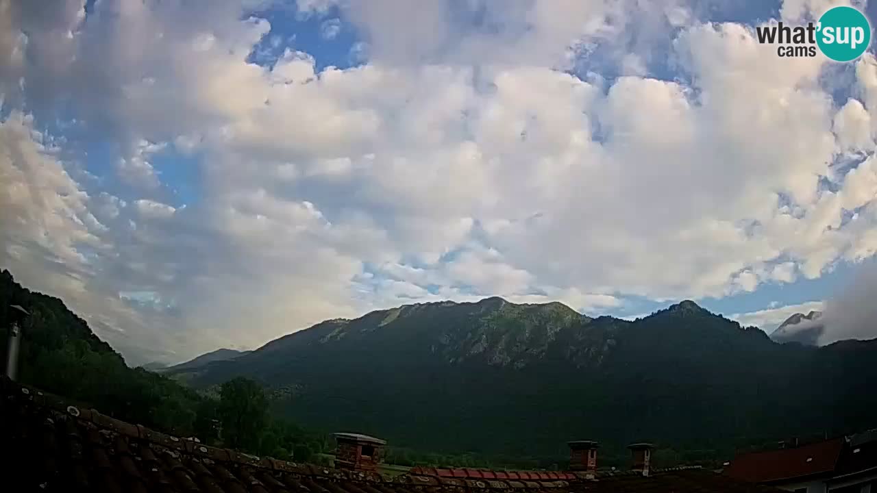 Kobarid – view to Kobariški stol