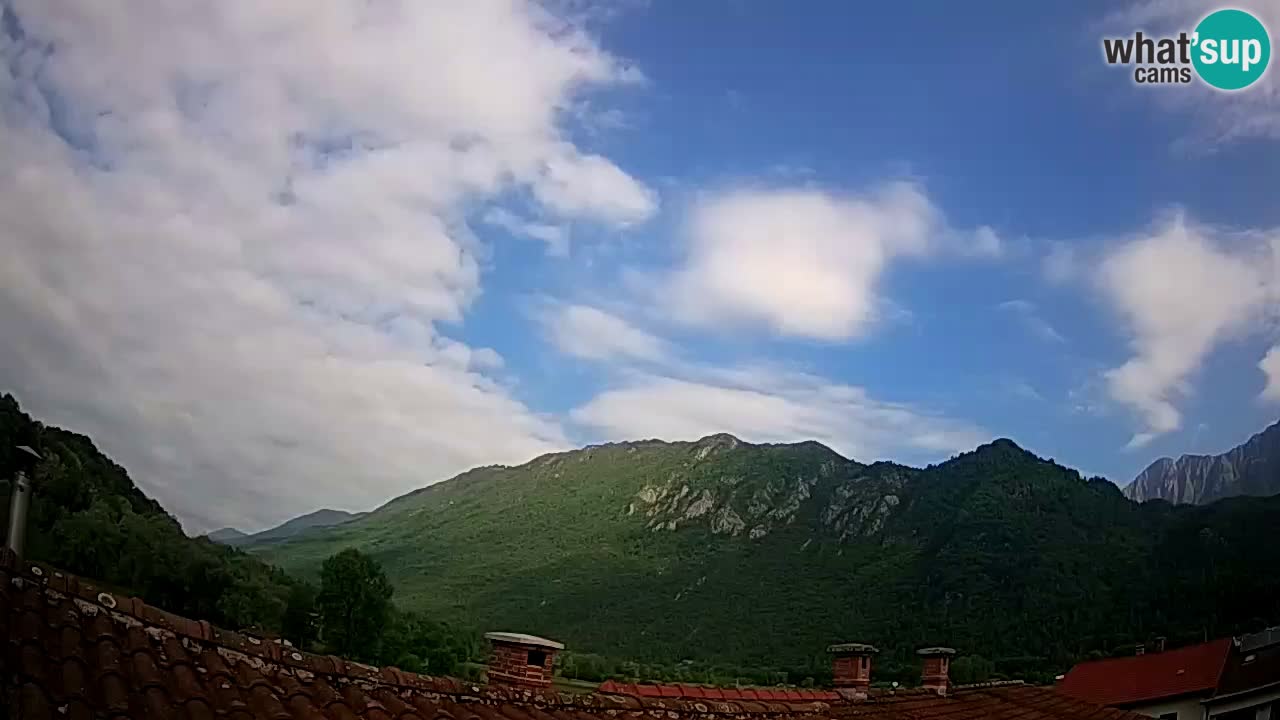 Kobarid – pogled na Kobariški stol