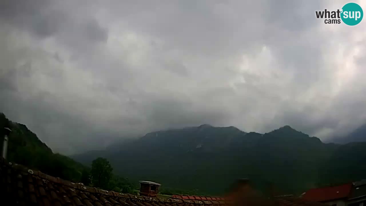 Kobarid – view to Kobariški stol