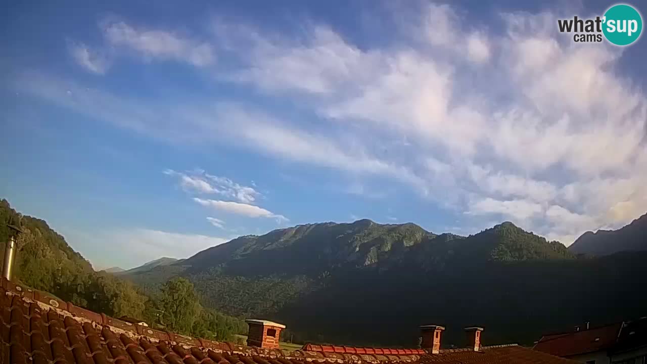 Kobarid – pogled na Kobariški stol