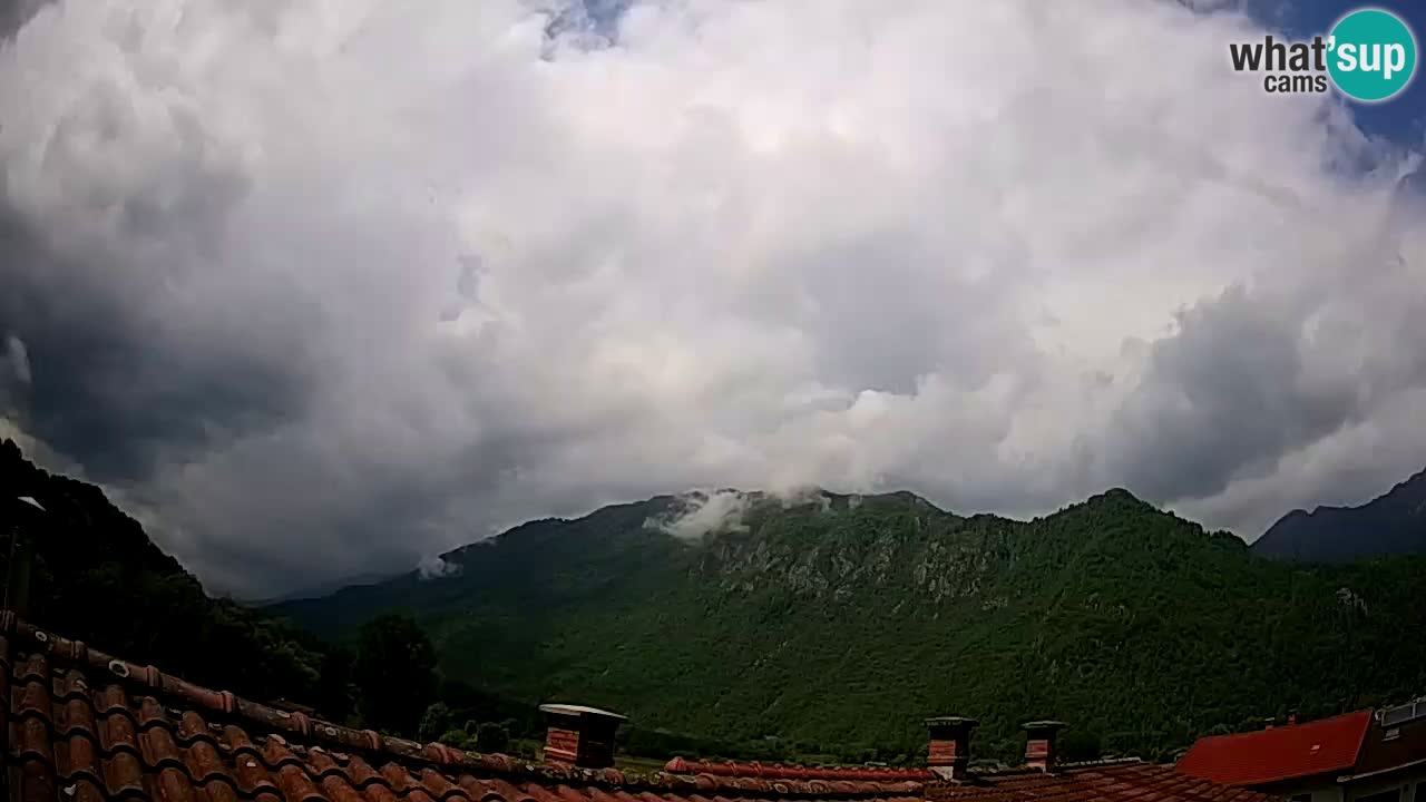 Kobarid – view to Kobariški stol