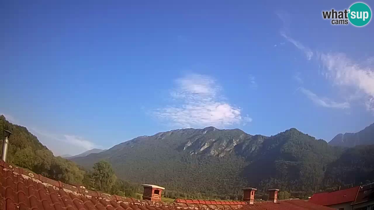 Kobarid – view to Kobariški stol