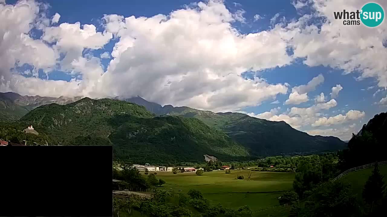 webcam Kobarid – Landefallschirm und Ozbenabstieg