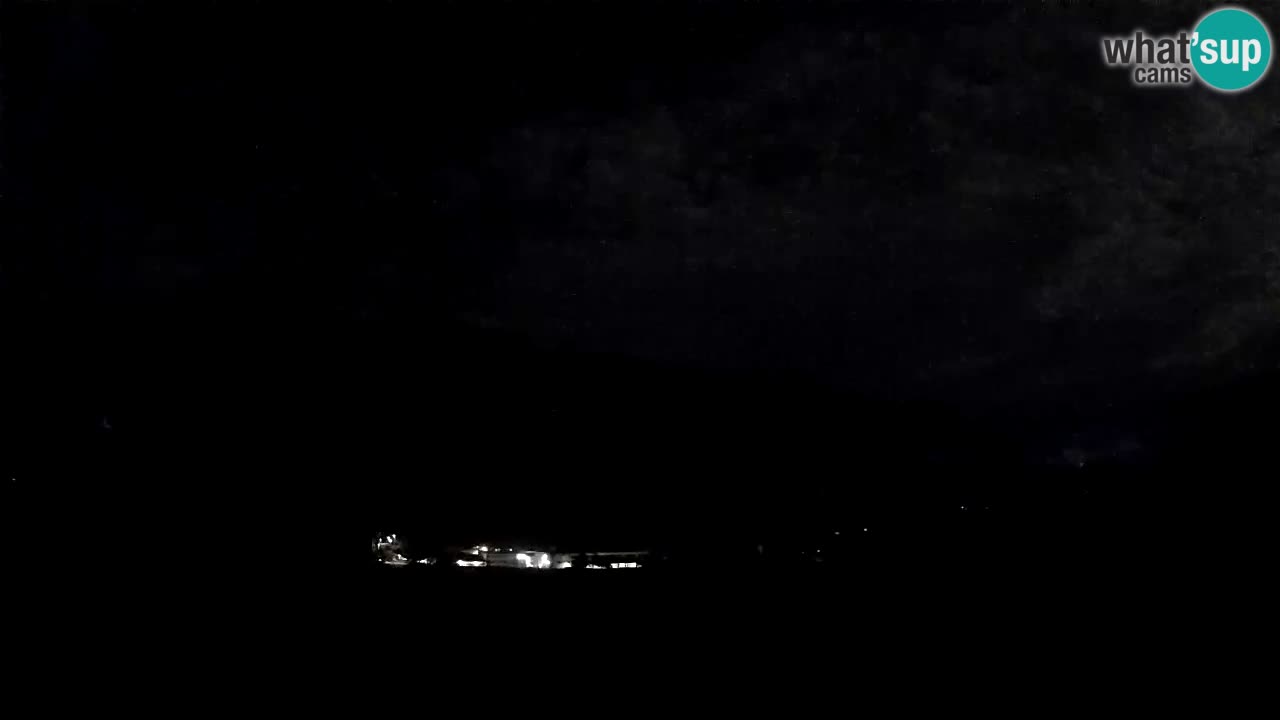 Webcam Kobarid – landing site for sailing paragliders in Kobarid with Ozben takeoff