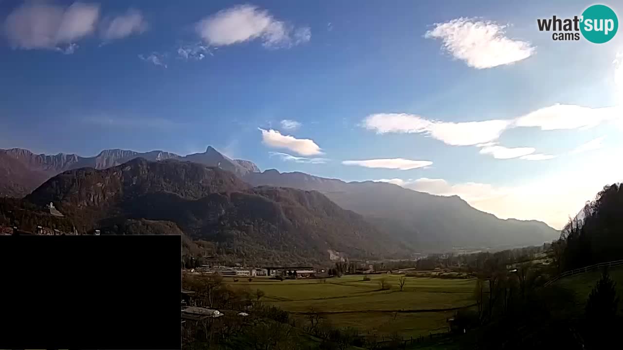 Livecam Caporetto – Parapendio atterraggio e partenza Ozben