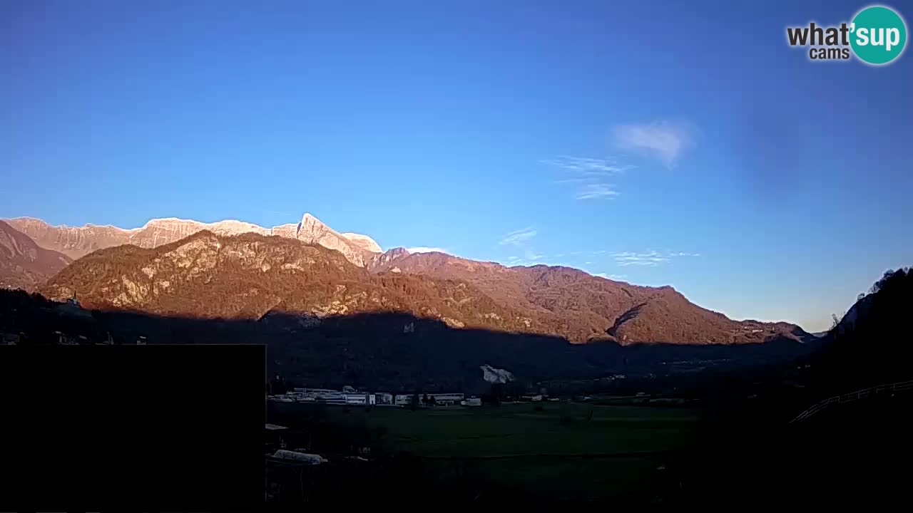 Livecam Caporetto – Parapendio atterraggio e partenza Ozben