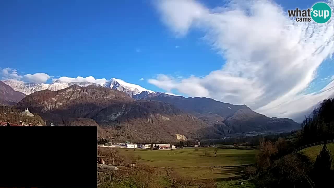 Livecam Caporetto – Parapendio atterraggio e partenza Ozben