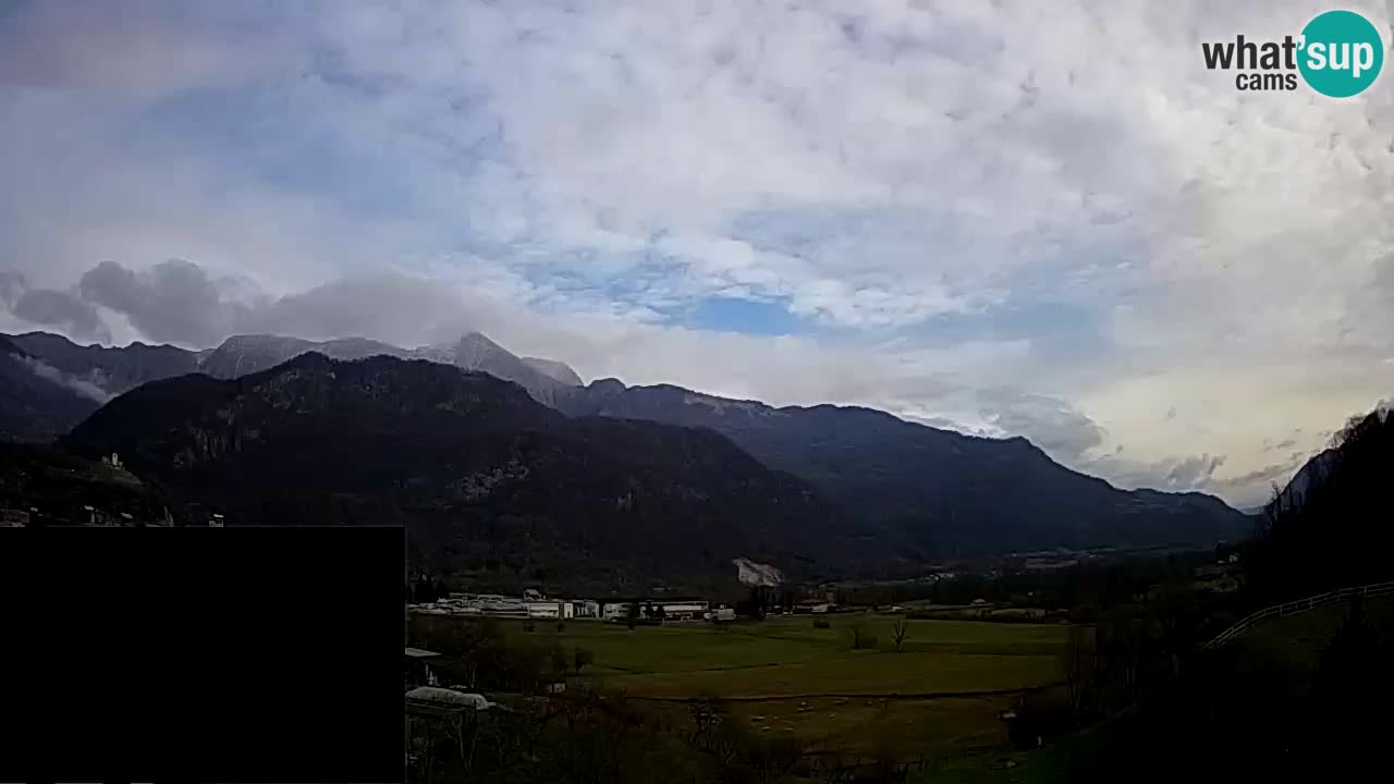 Livecam Caporetto – Parapendio atterraggio e partenza Ozben