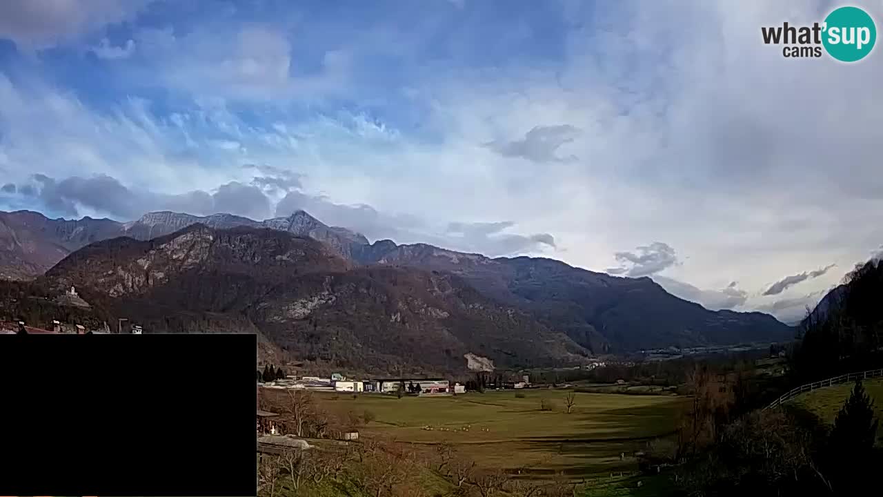 Livecam Caporetto – Parapendio atterraggio e partenza Ozben