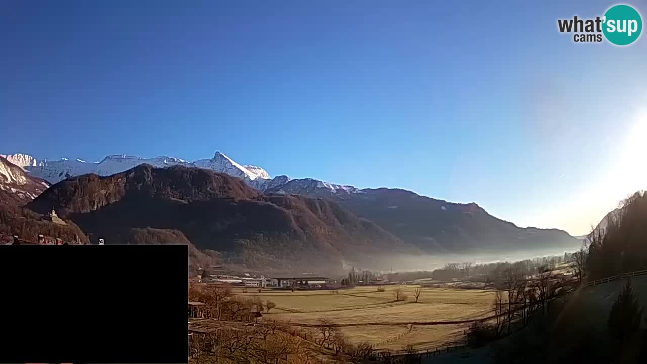 Livecam Caporetto – Parapendio atterraggio e partenza Ozben