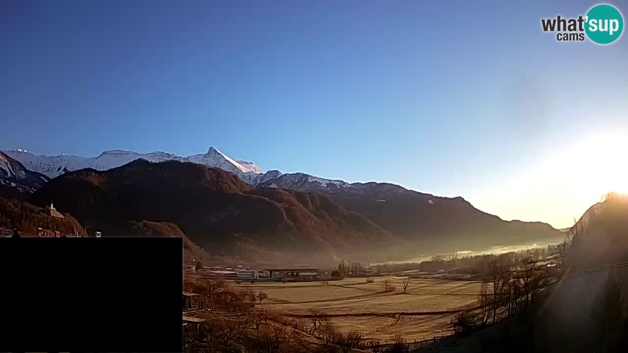 Livecam Caporetto – Parapendio atterraggio e partenza Ozben