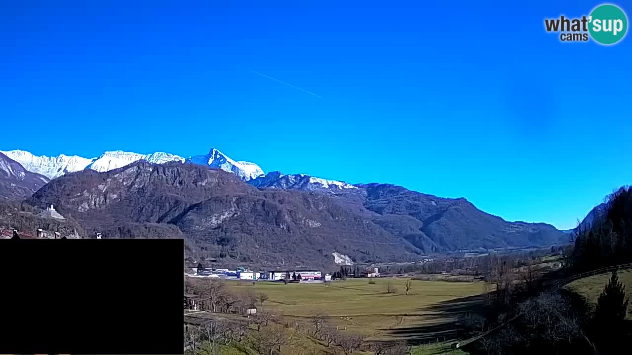 Livecam Caporetto – Parapendio atterraggio e partenza Ozben