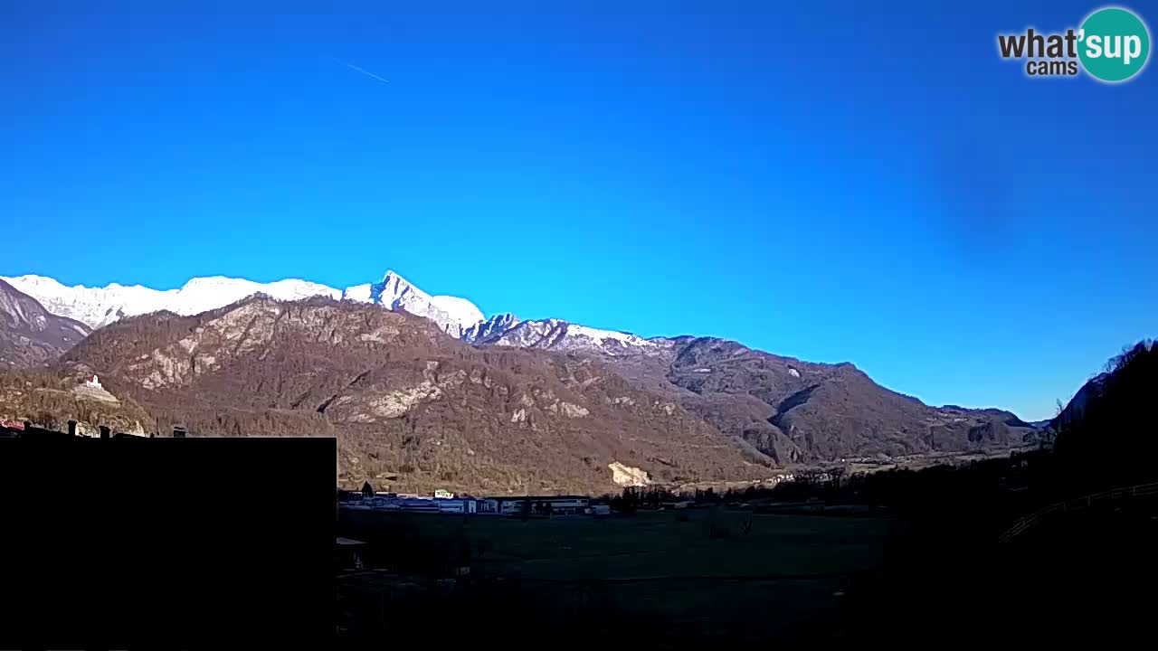 Livecam Caporetto – Parapendio atterraggio e partenza Ozben