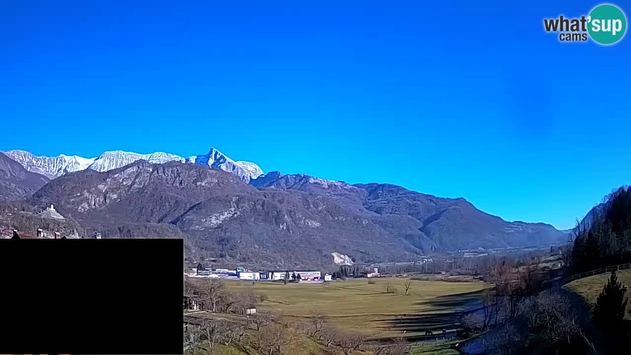 Livecam Caporetto – Parapendio atterraggio e partenza Ozben