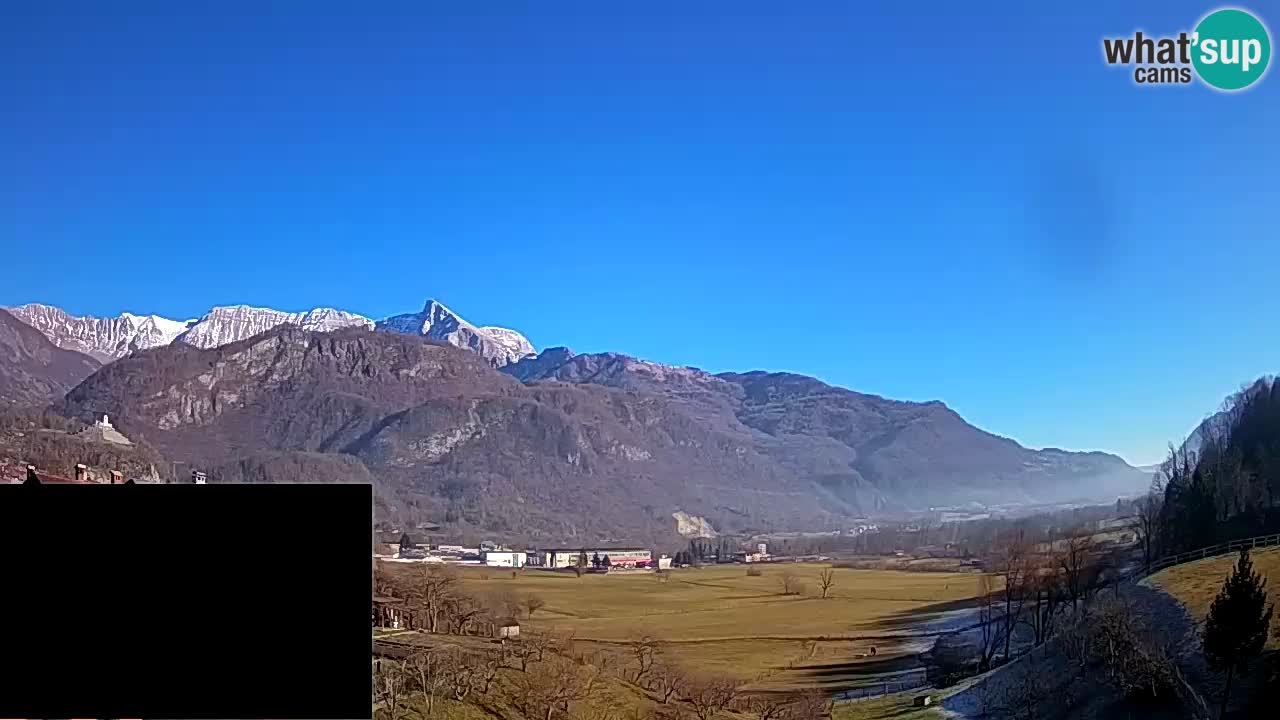 Livecam Caporetto – Parapendio atterraggio e partenza Ozben