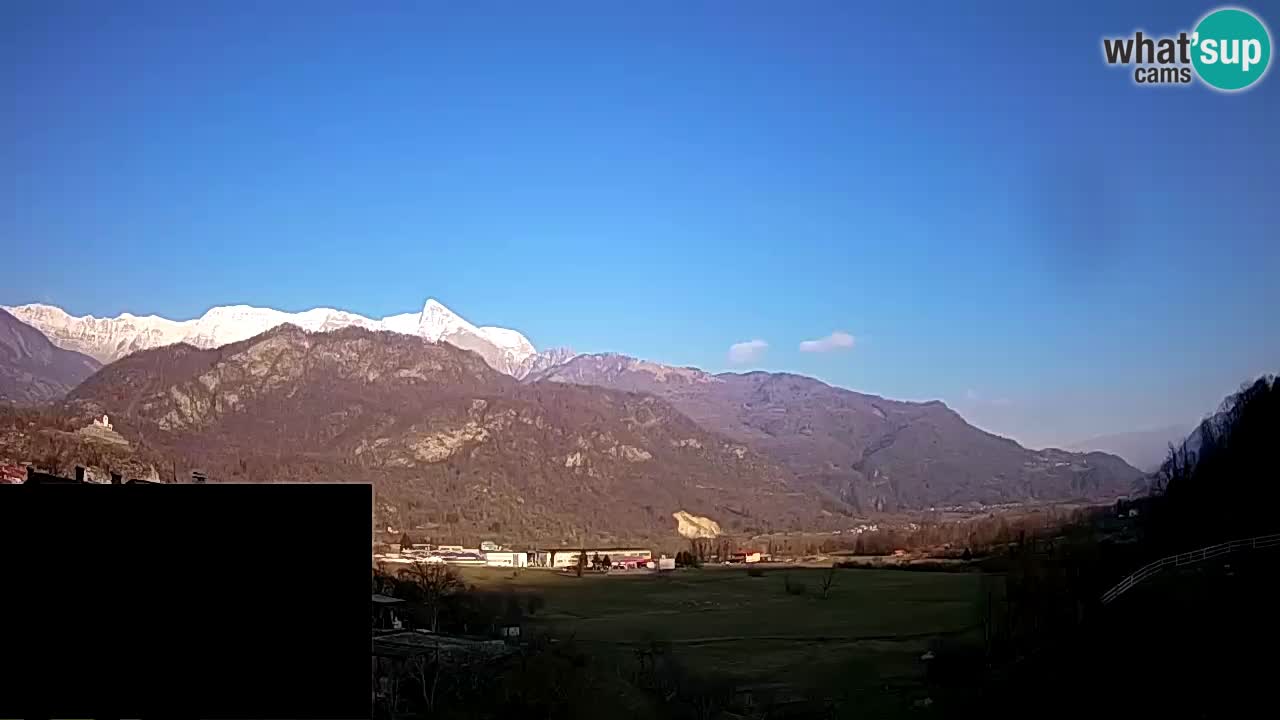 Livecam Caporetto – Parapendio atterraggio e partenza Ozben