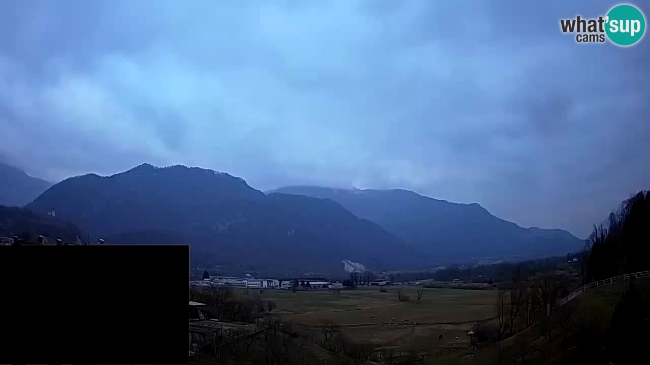 Livecam Caporetto – Parapendio atterraggio e partenza Ozben