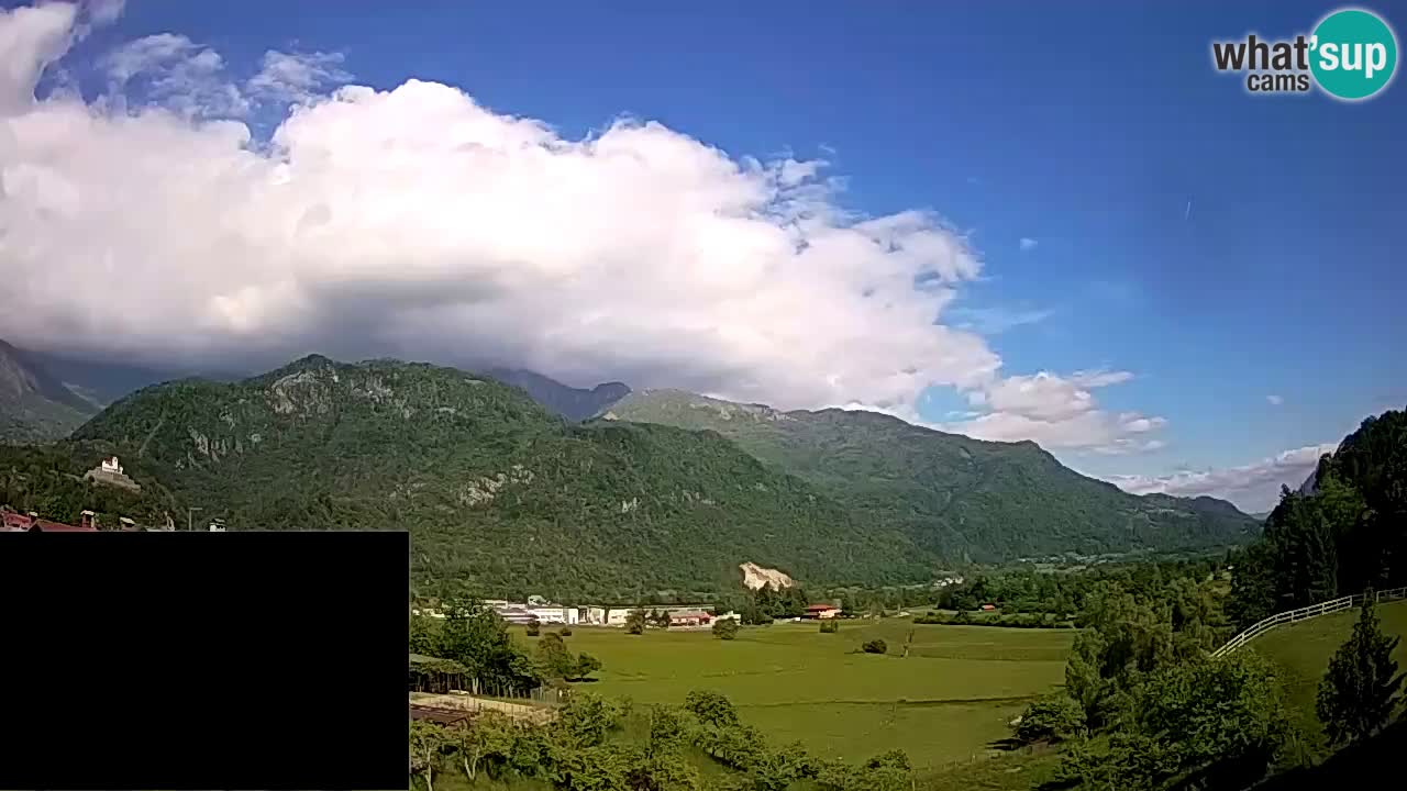 webcam Kobarid – Landefallschirm und Ozbenabstieg