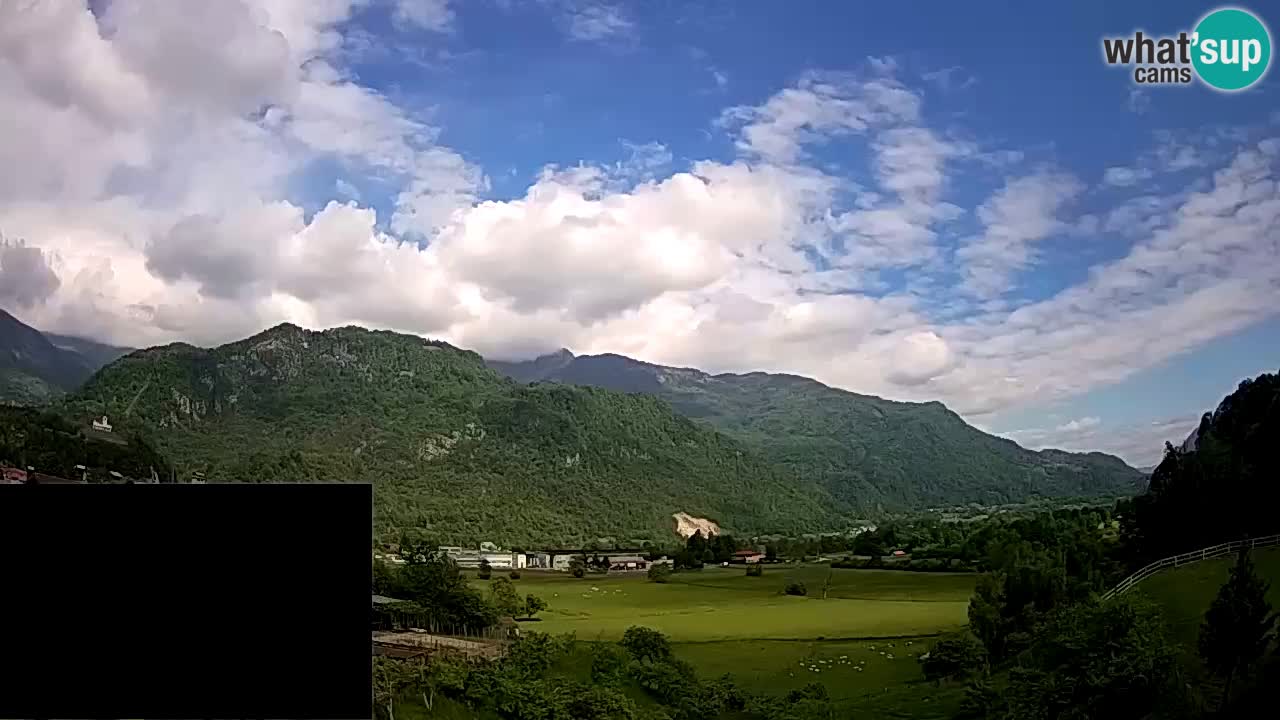webcam Kobarid – Landefallschirm und Ozbenabstieg