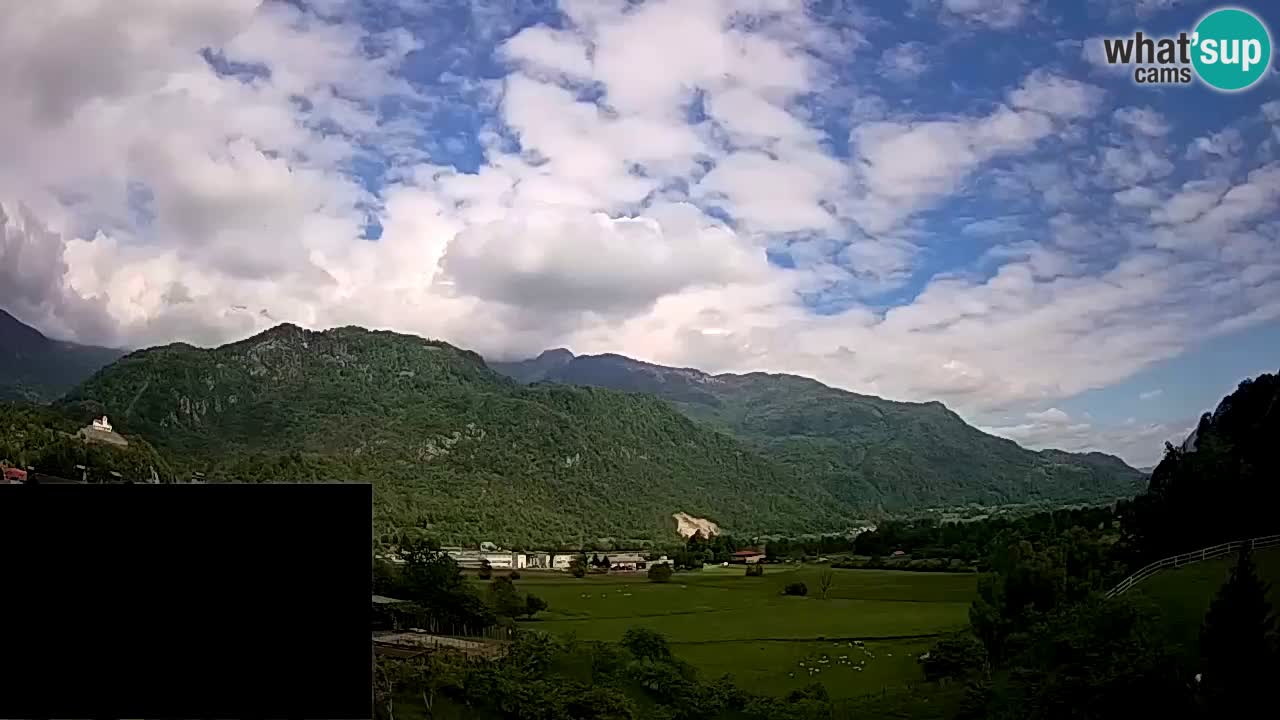 Livecam Caporetto – Parapendio atterraggio e partenza Ozben
