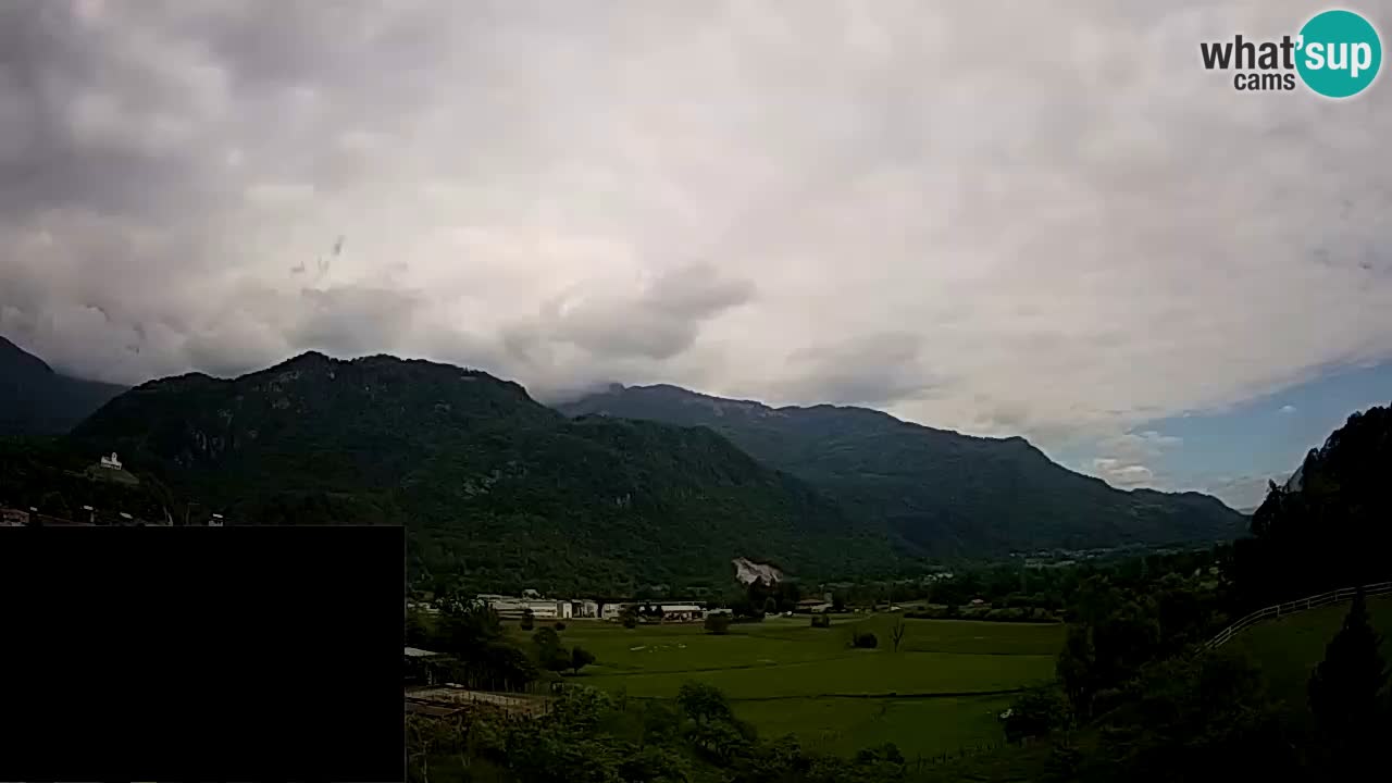 Livecam Caporetto – Parapendio atterraggio e partenza Ozben