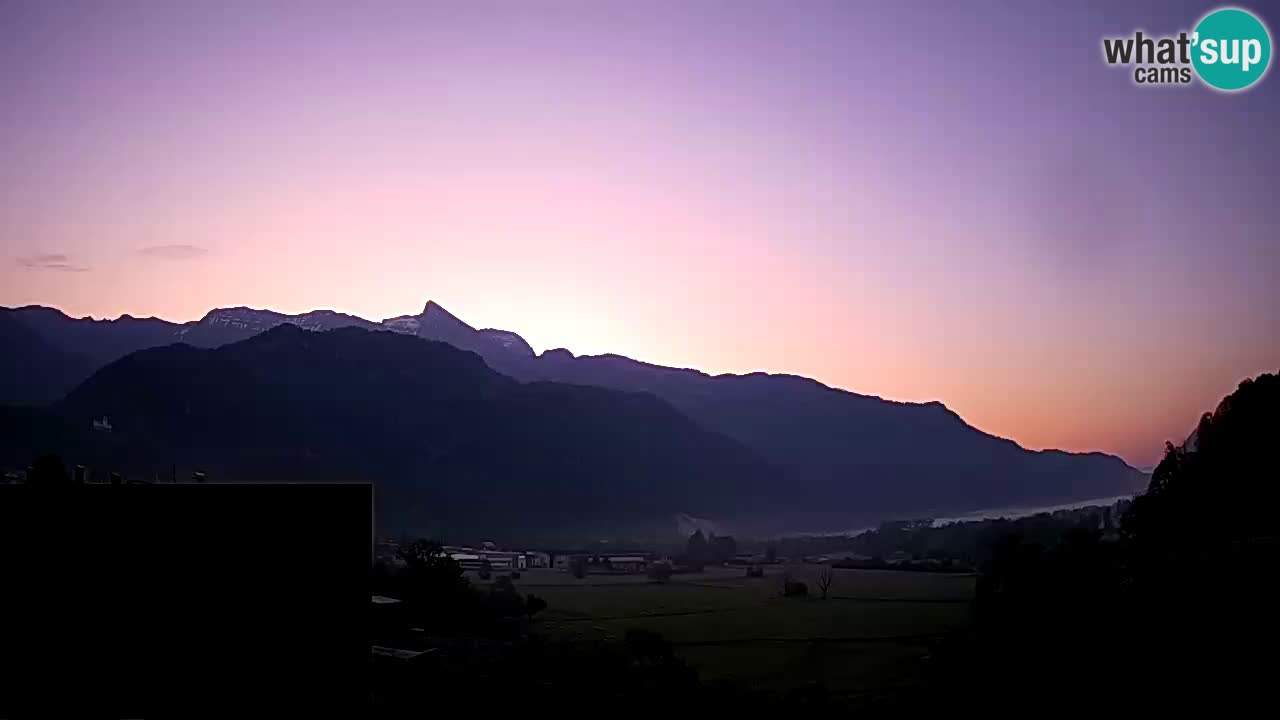 Livecam Caporetto – Parapendio atterraggio e partenza Ozben