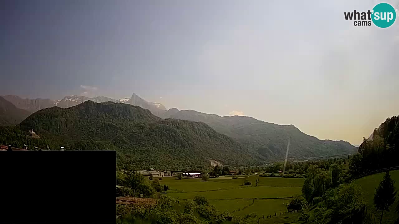 Livecam Caporetto – Parapendio atterraggio e partenza Ozben