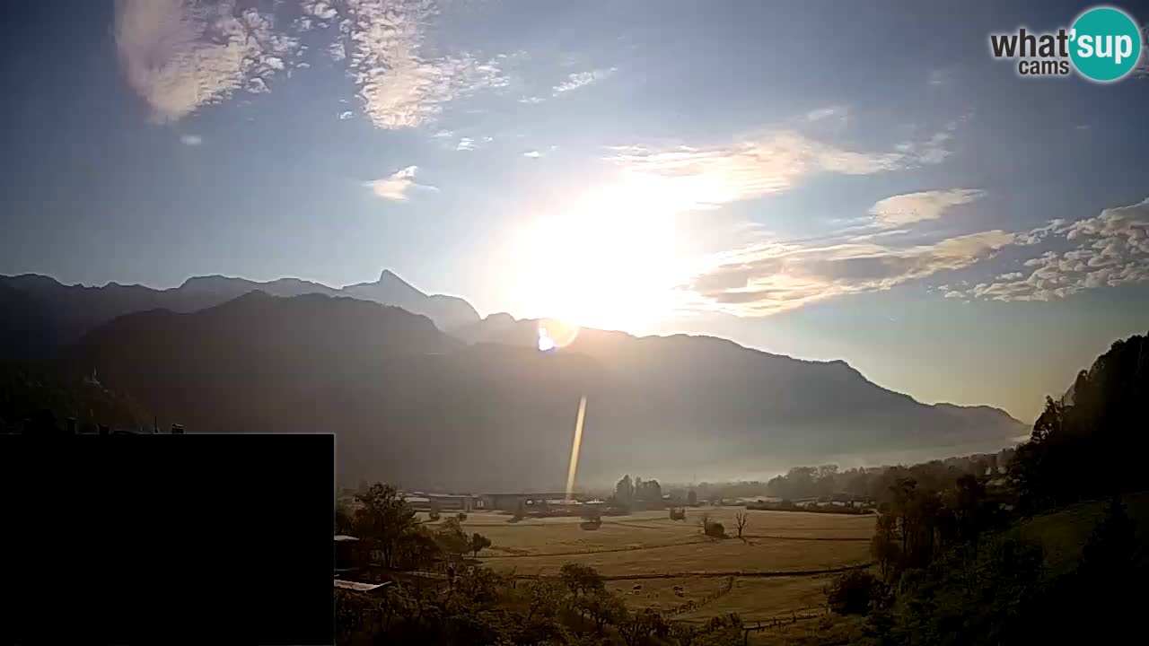 Livecam Caporetto – Parapendio atterraggio e partenza Ozben
