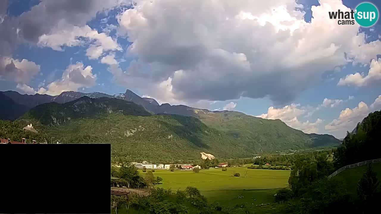 Livecam Caporetto – Parapendio atterraggio e partenza Ozben