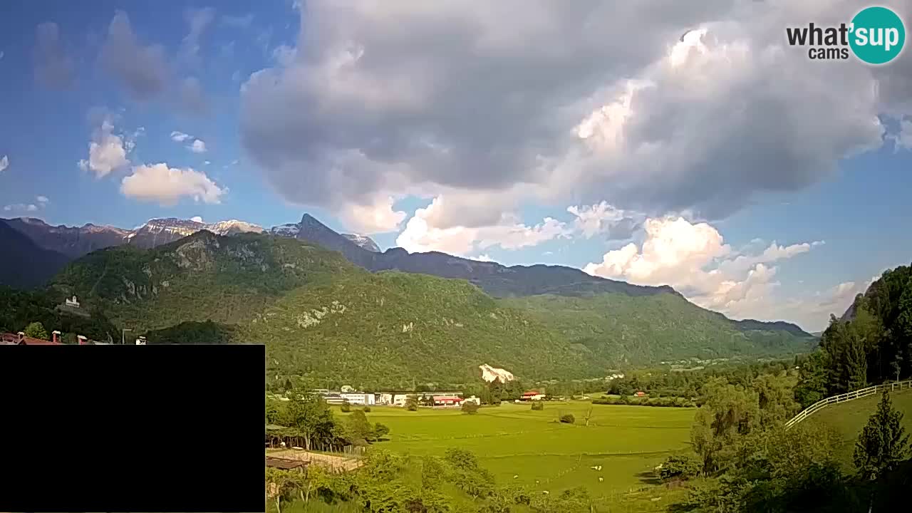 Livecam Caporetto – Parapendio atterraggio e partenza Ozben