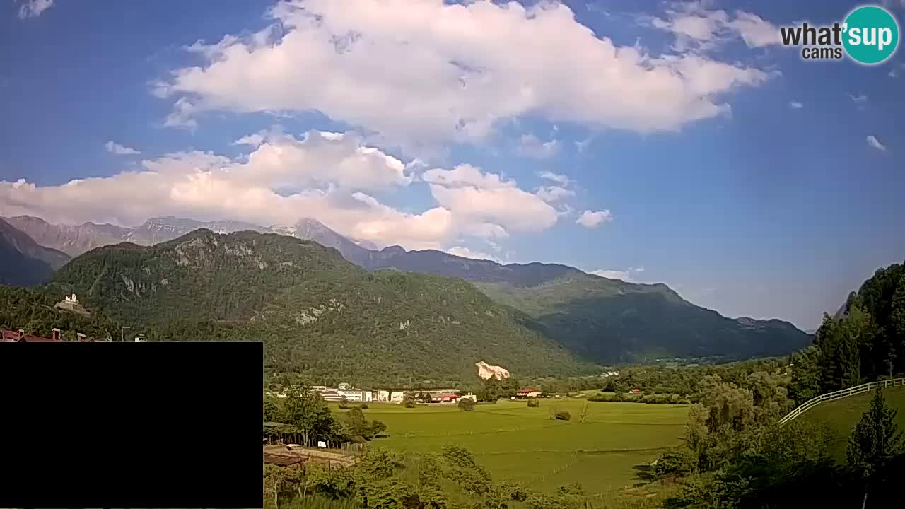 Livecam Caporetto – Parapendio atterraggio e partenza Ozben