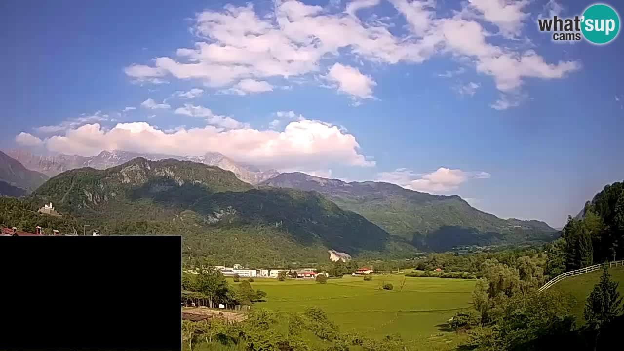Livecam Caporetto – Parapendio atterraggio e partenza Ozben