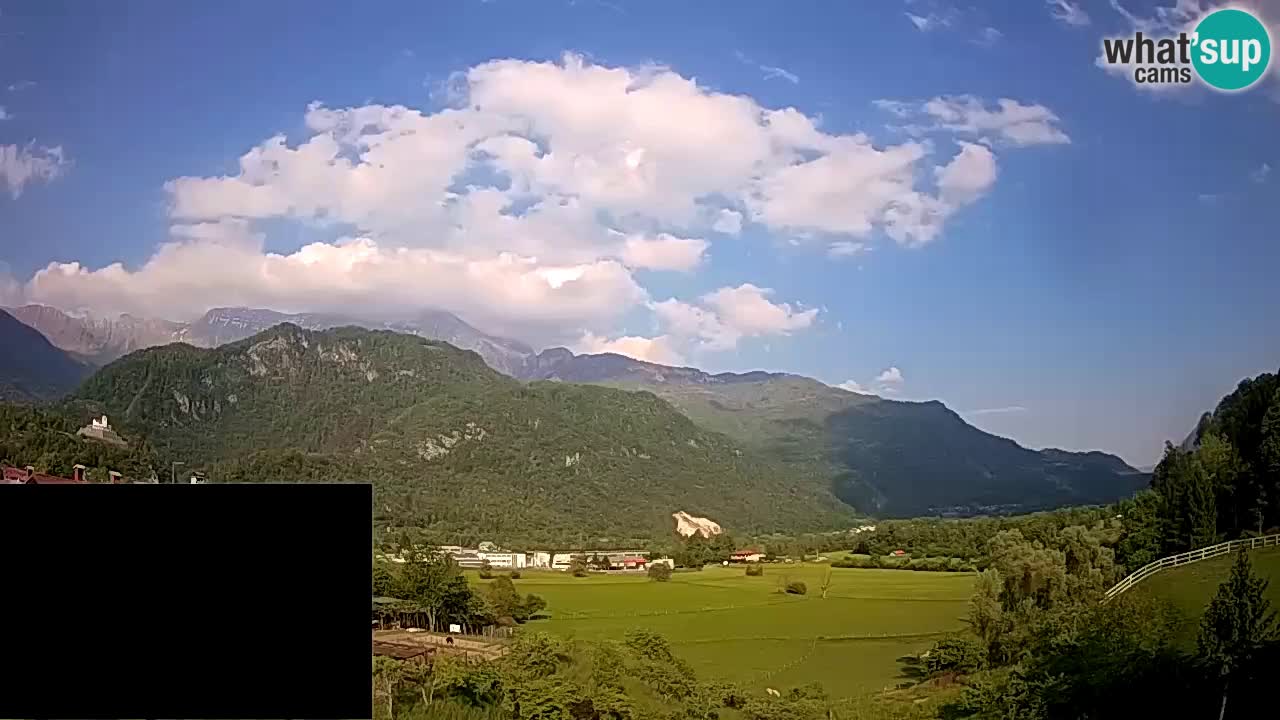 Livecam Caporetto – Parapendio atterraggio e partenza Ozben