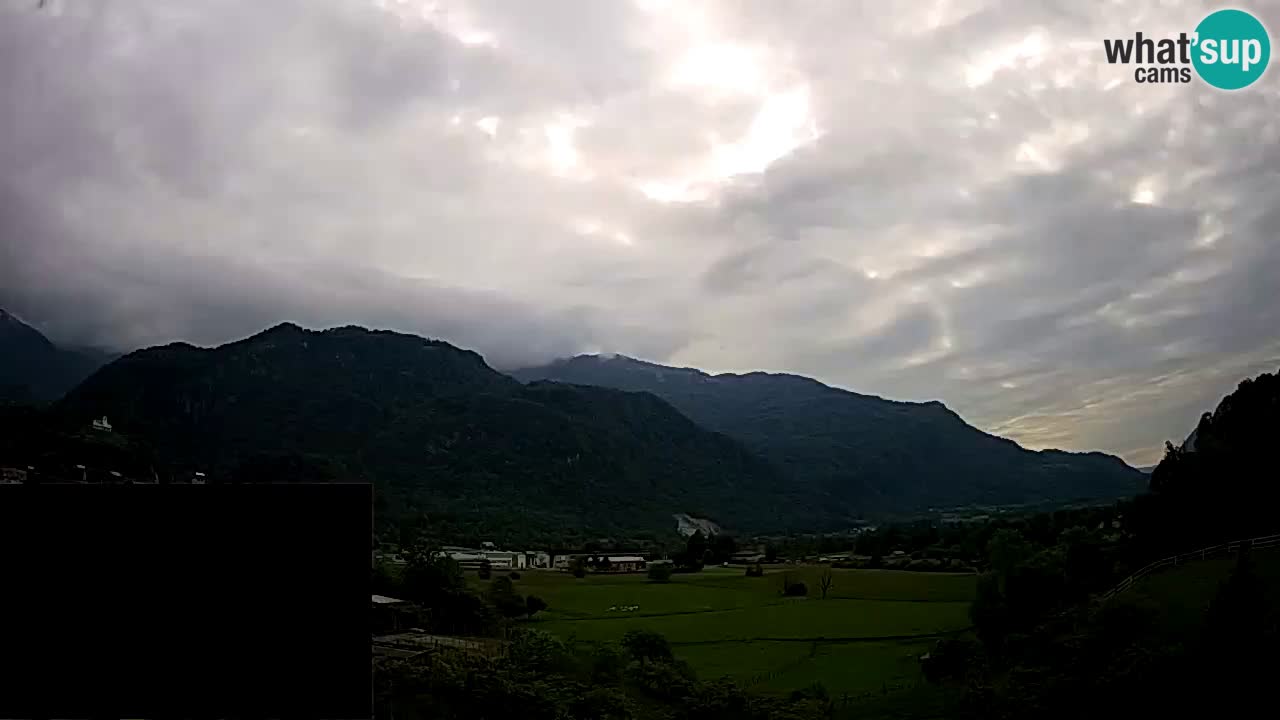 Livecam Caporetto – Parapendio atterraggio e partenza Ozben
