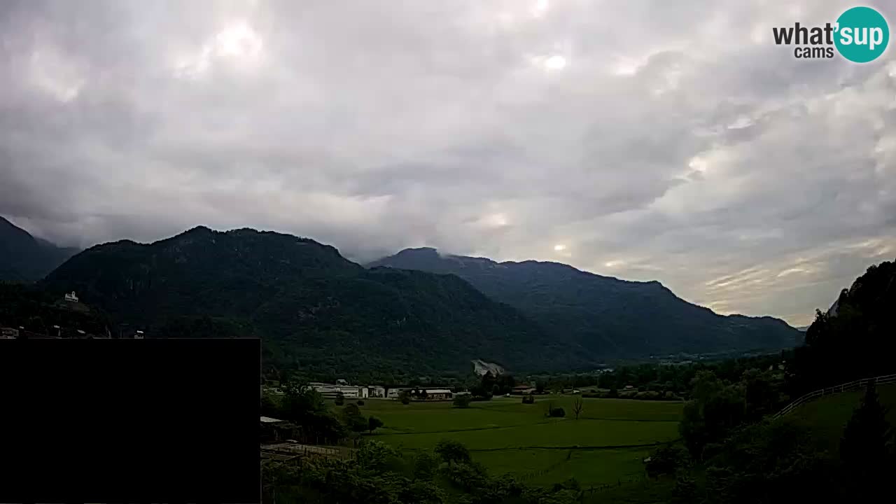 Livecam Caporetto – Parapendio atterraggio e partenza Ozben