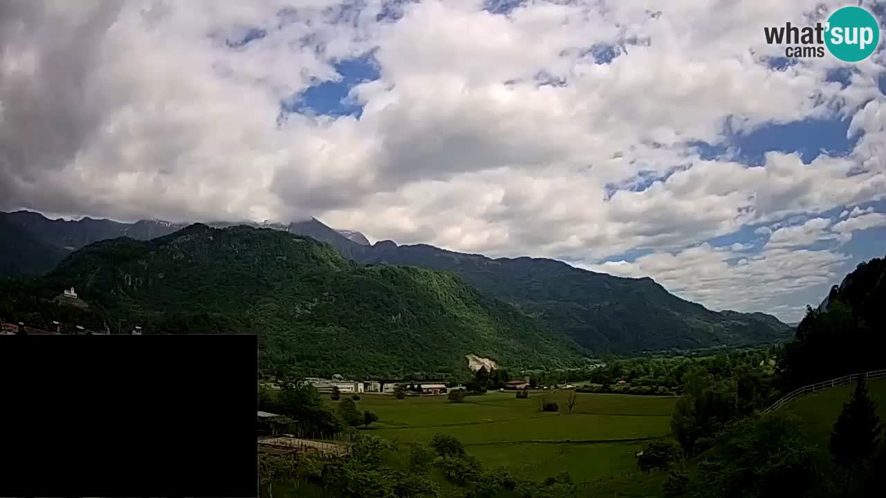 Livecam Caporetto – Parapendio atterraggio e partenza Ozben