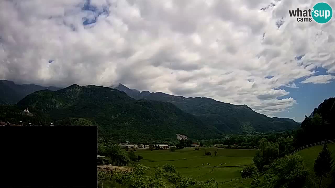 Livecam Caporetto – Parapendio atterraggio e partenza Ozben