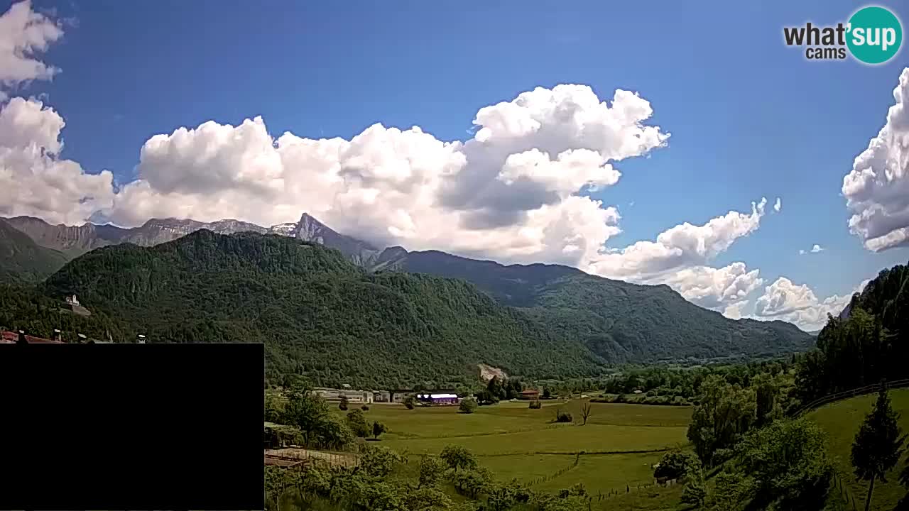 Livecam Caporetto – Parapendio atterraggio e partenza Ozben