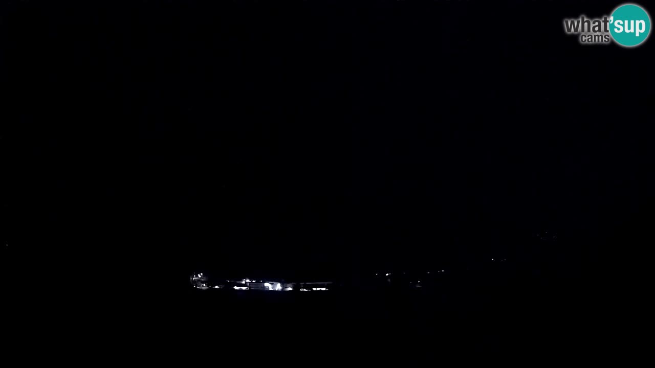 Webcam Kobarid – landing site for sailing paragliders in Kobarid with Ozben takeoff