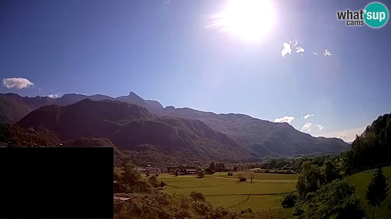 Livecam Caporetto – Parapendio atterraggio e partenza Ozben