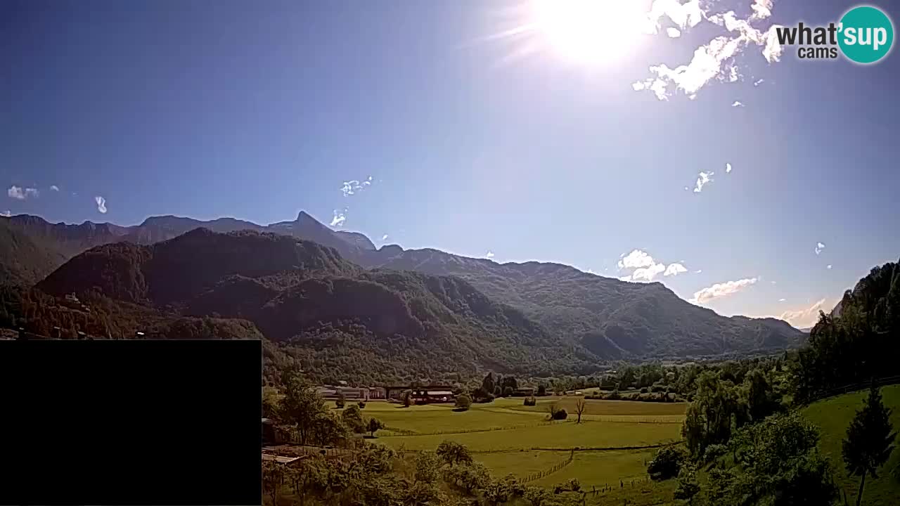 Livecam Caporetto – Parapendio atterraggio e partenza Ozben
