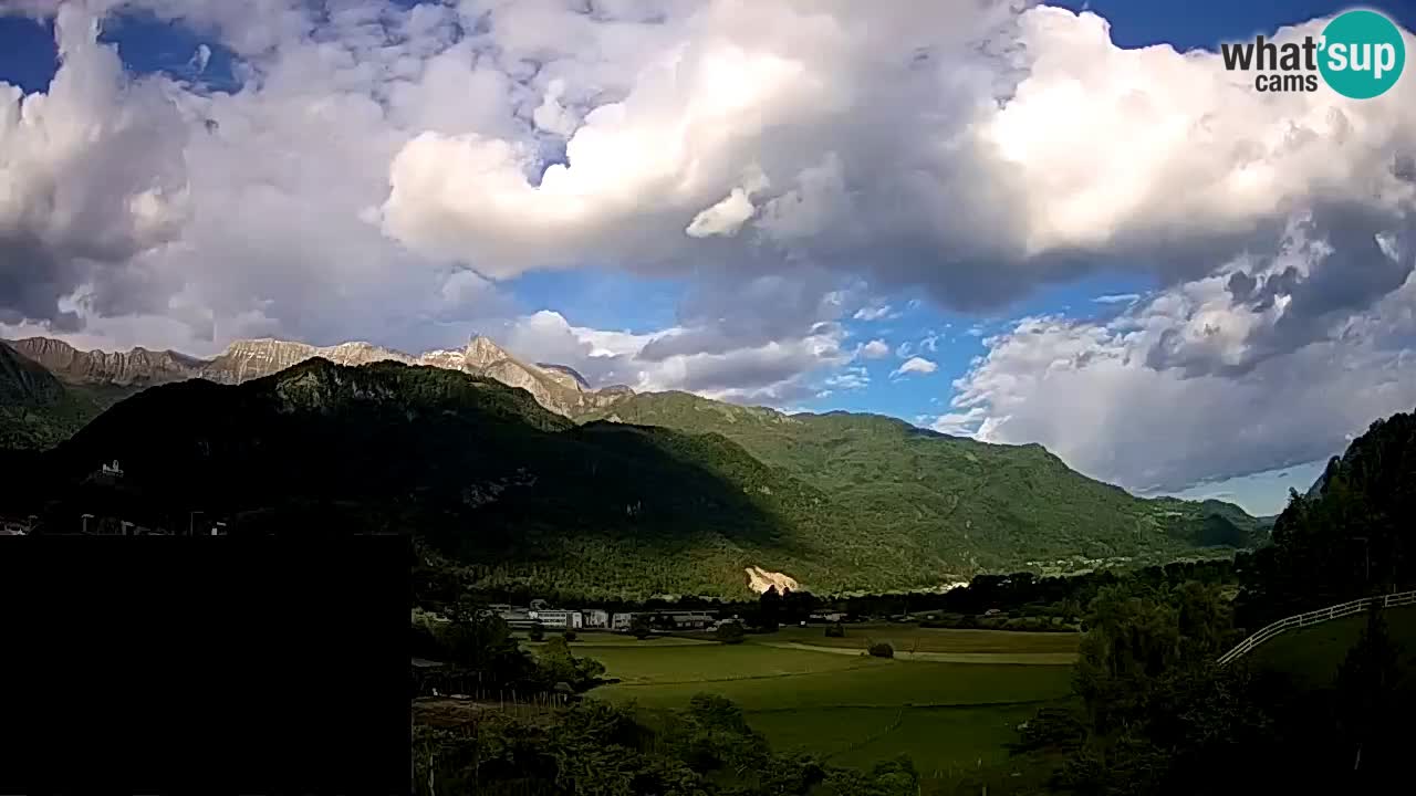 Livecam Caporetto – Parapendio atterraggio e partenza Ozben