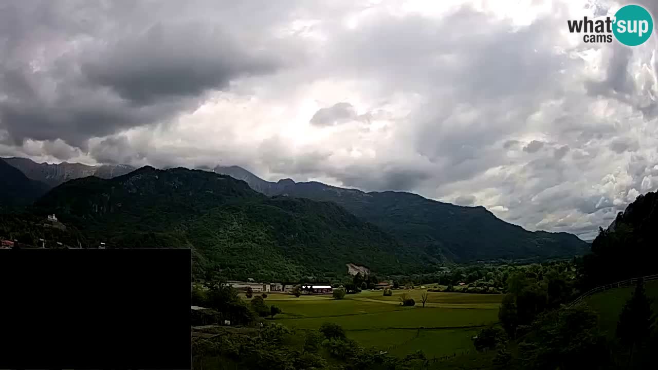 Livecam Caporetto – Parapendio atterraggio e partenza Ozben