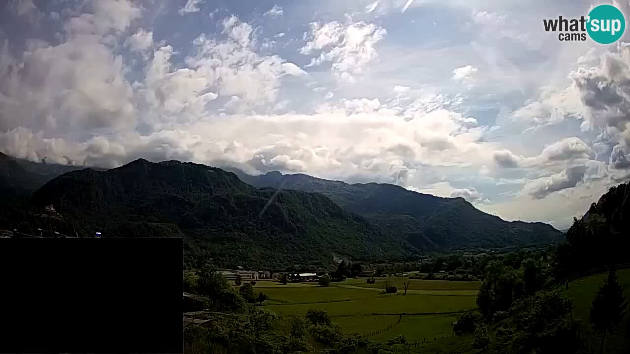 Livecam Caporetto – Parapendio atterraggio e partenza Ozben