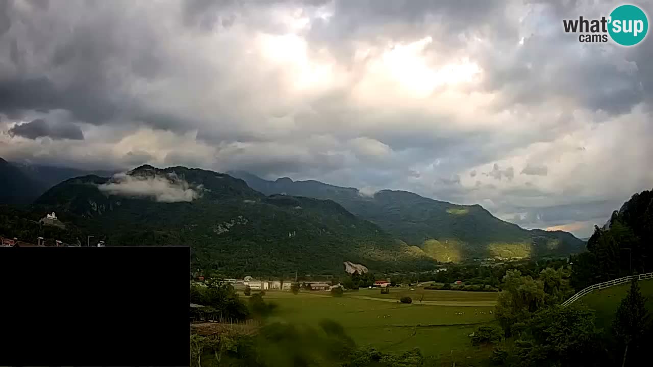 Livecam Caporetto – Parapendio atterraggio e partenza Ozben