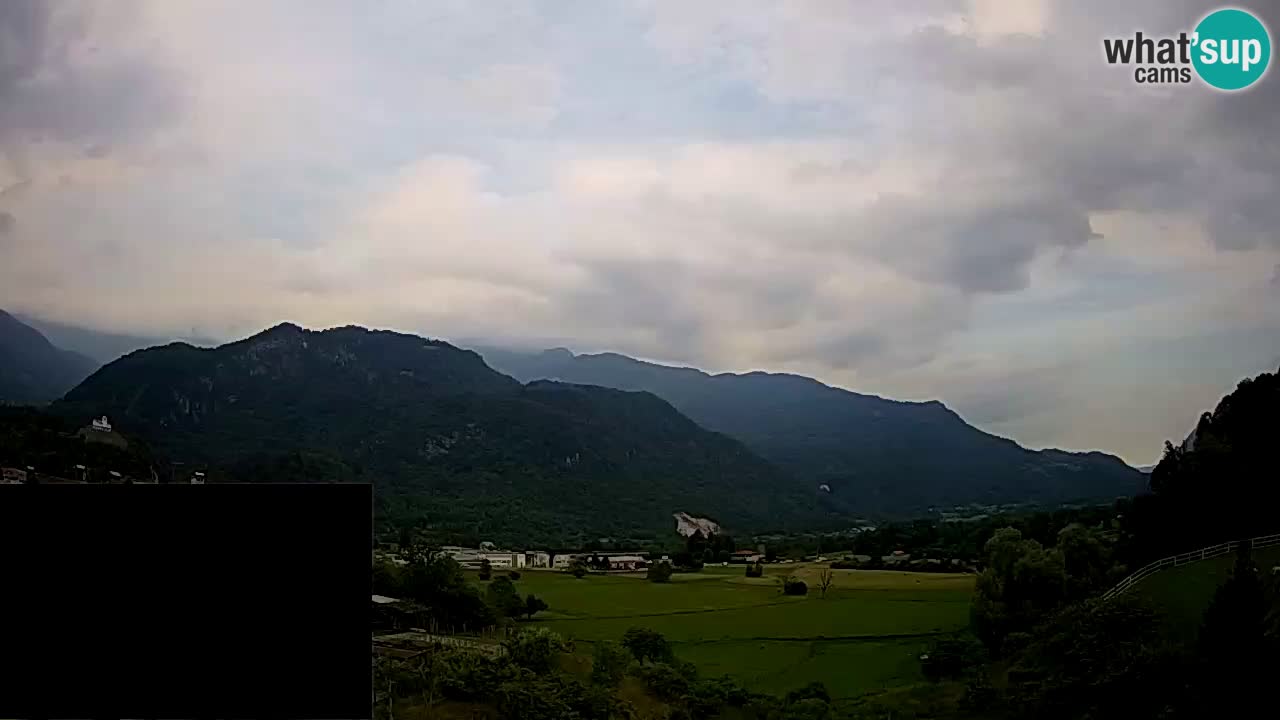Livecam Caporetto – Parapendio atterraggio e partenza Ozben