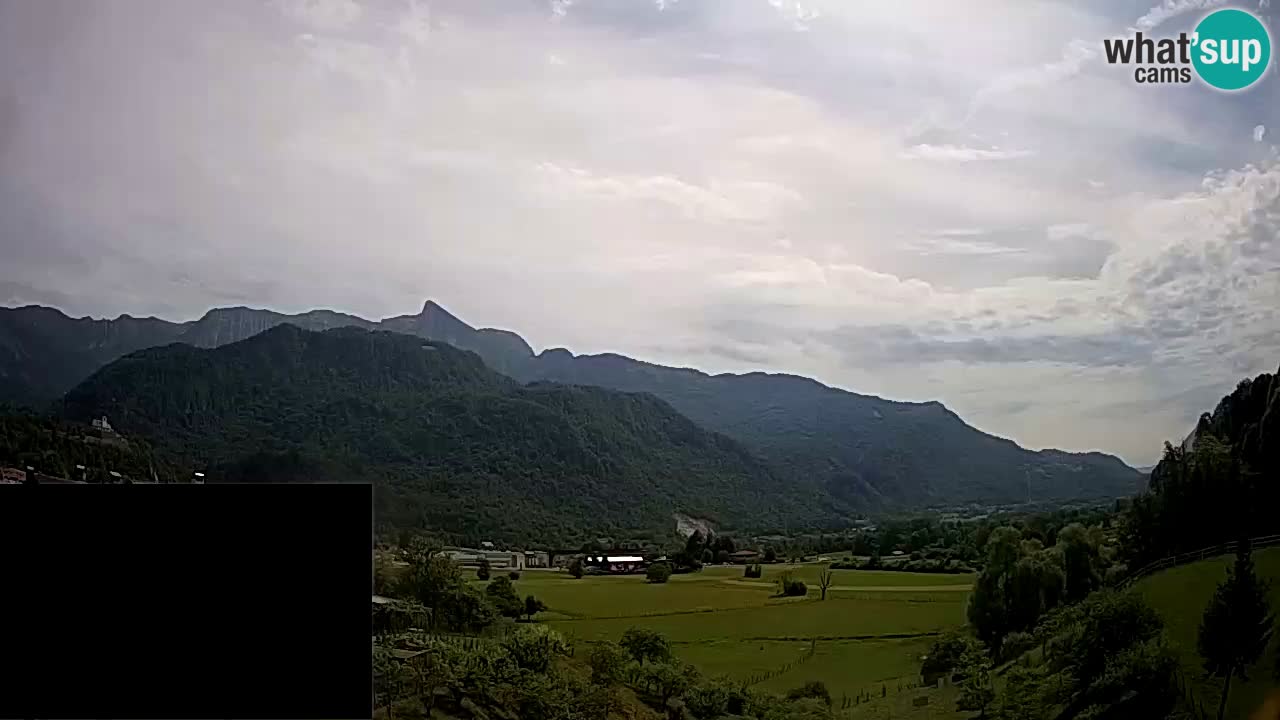 Livecam Caporetto – Parapendio atterraggio e partenza Ozben