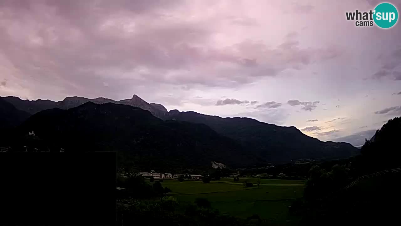 Livecam Caporetto – Parapendio atterraggio e partenza Ozben